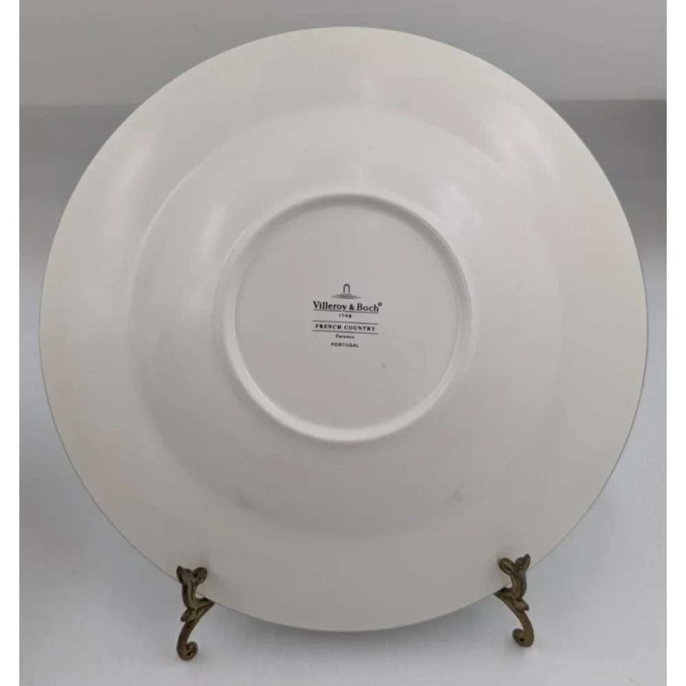 Villeroy & Boch French Country Rimmed Large Pasta Soup Bowl set of 4 11.75